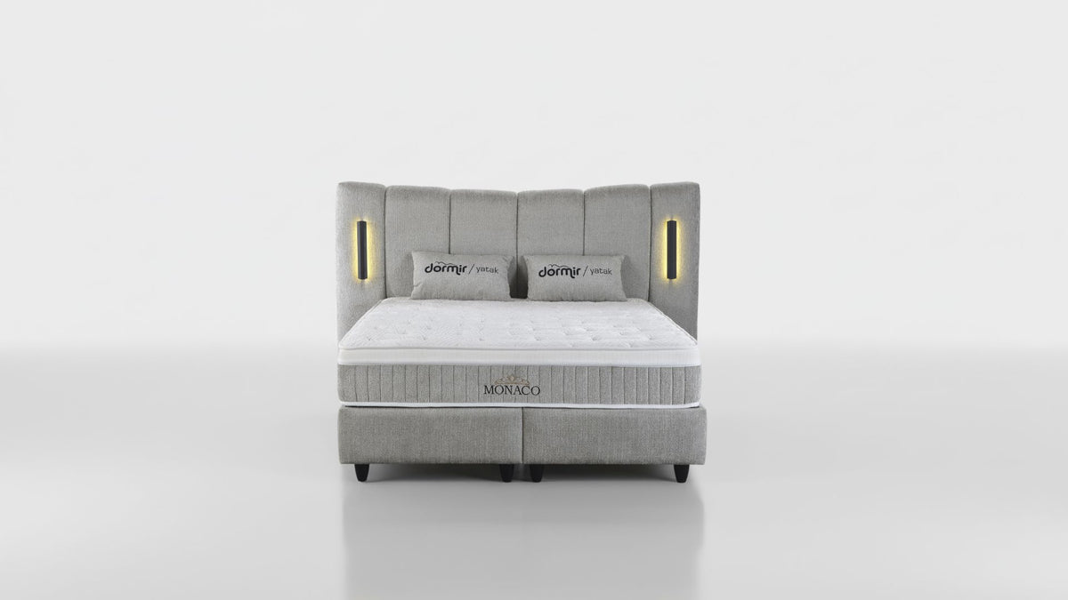 The Monaco Luxury Ottoman Bed | LED Lights