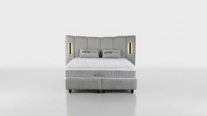 The Monaco Luxury Ottoman Bed | LED Lights