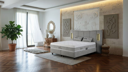 The Monaco Luxury Ottoman Bed | LED Lights