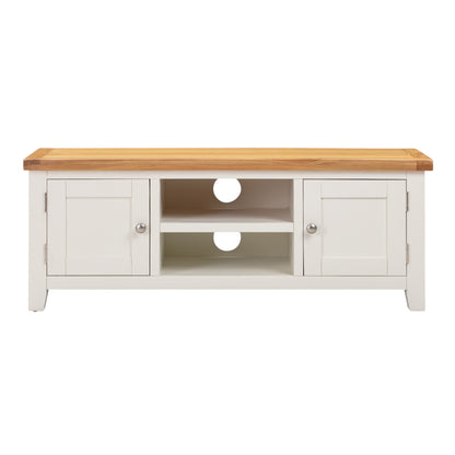 MELBOURNE WHITE PLASMA TV CABINET