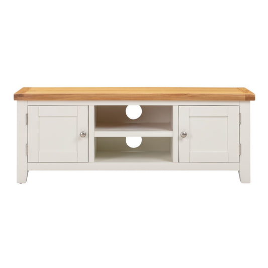 MELBOURNE WHITE PLASMA TV CABINET