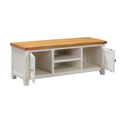 MELBOURNE WHITE PLASMA TV CABINET