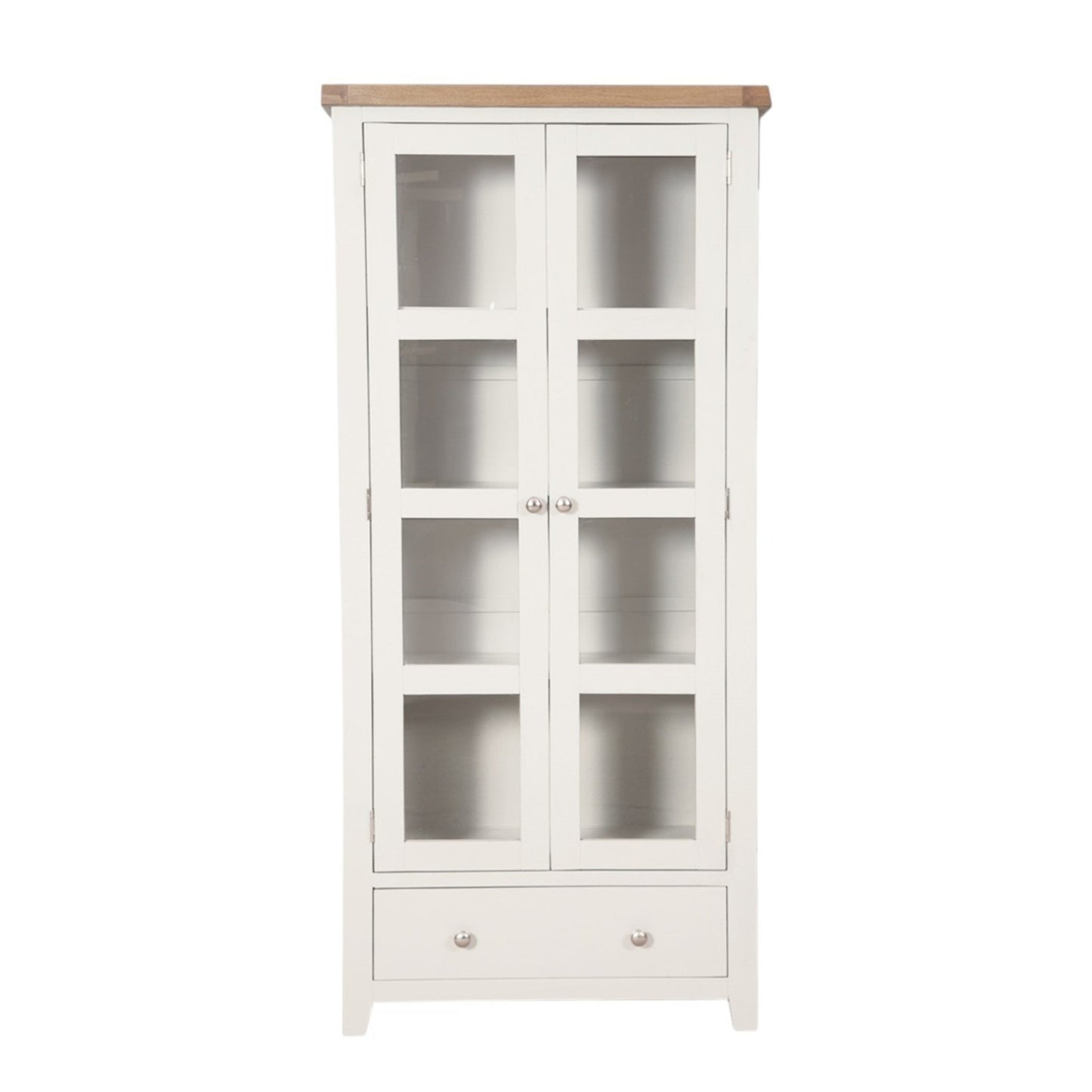 MELBOURNE WHITE DISPLAY CABINET