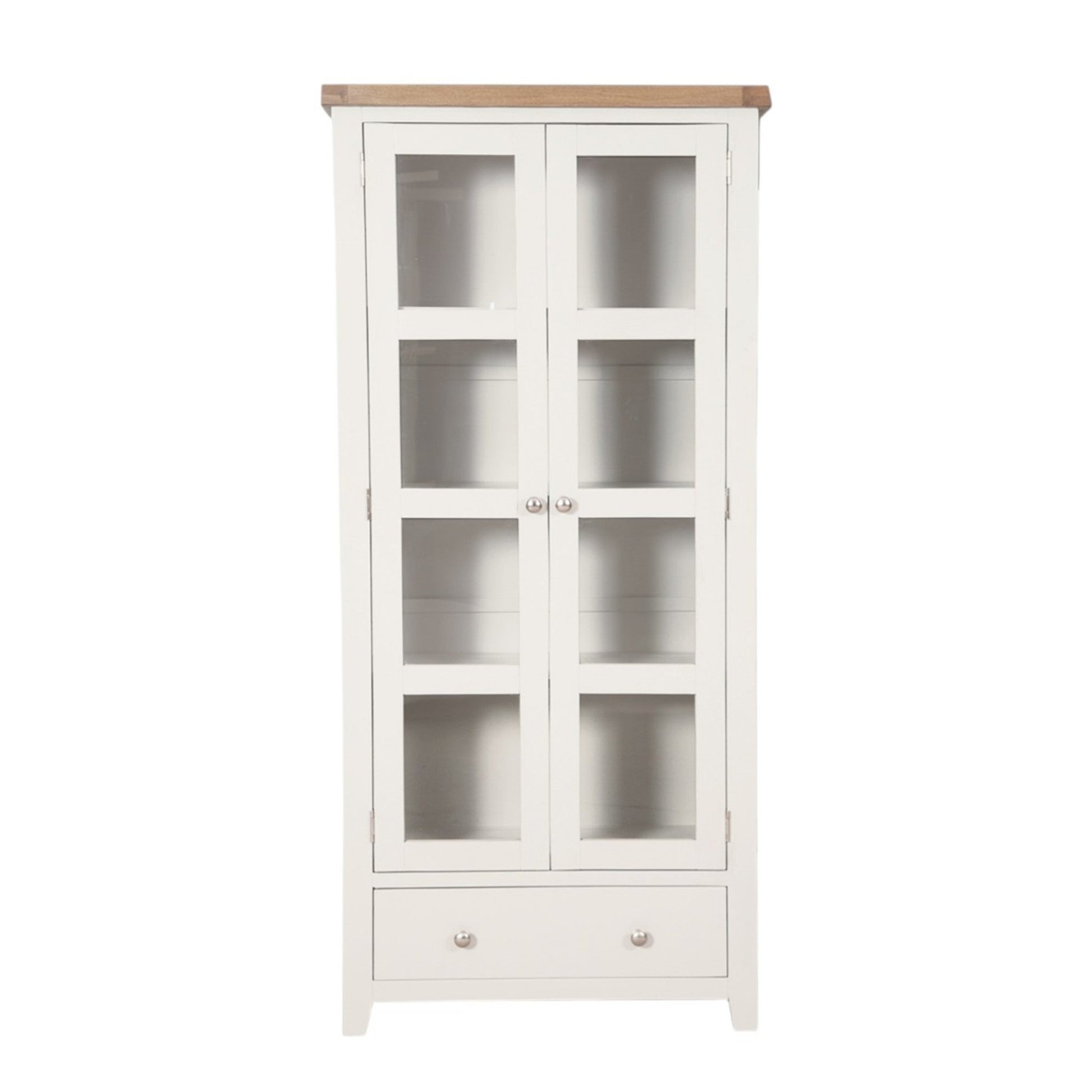 MELBOURNE WHITE DISPLAY CABINET