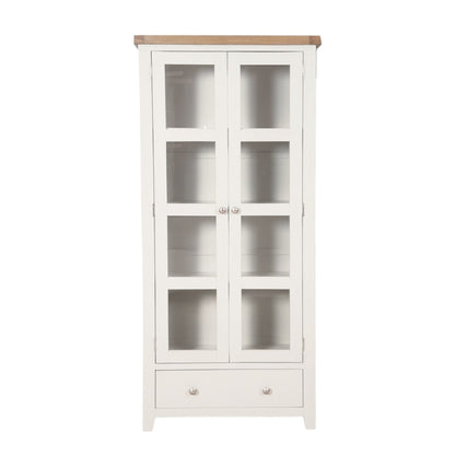 MELBOURNE WHITE DISPLAY CABINET