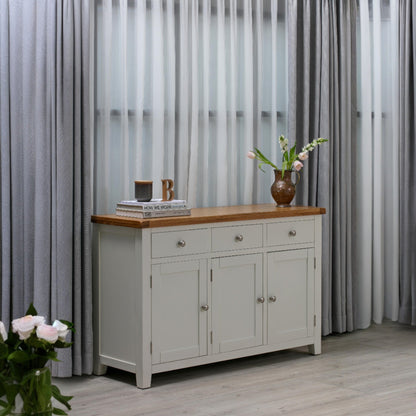 MELBOURNE WHITE 3 DOOR SIDEBOARD