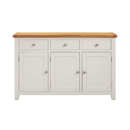 MELBOURNE WHITE 3 DOOR SIDEBOARD