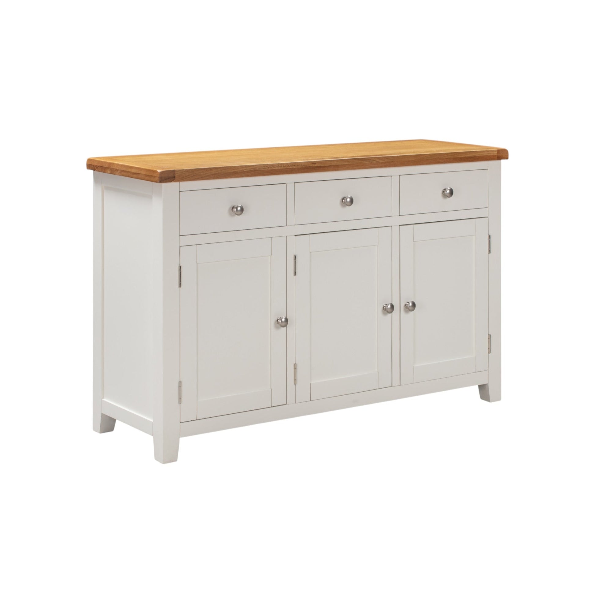 MELBOURNE WHITE 3 DOOR SIDEBOARD