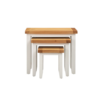 MELBOURNE WHITE NEST OF TABLES