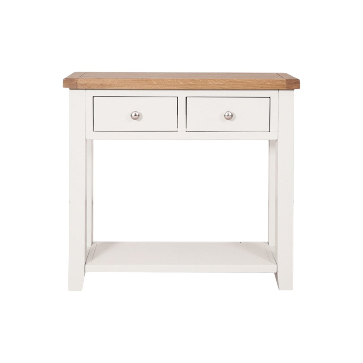 MELBOURNE WHITE 2 DRAWER CONSOLE TABLE