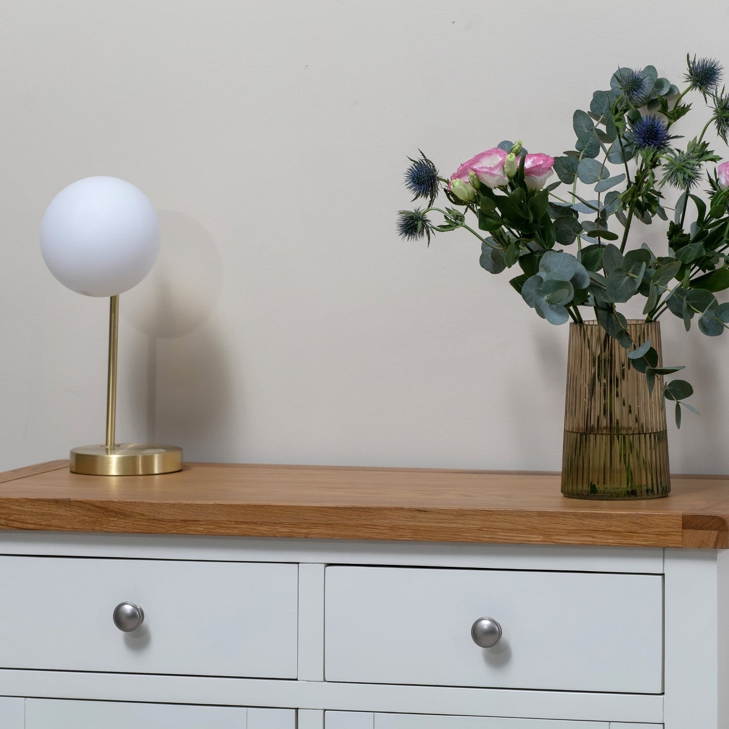 MELBOURNE WHITE 2 DOOR SIDEBOARD