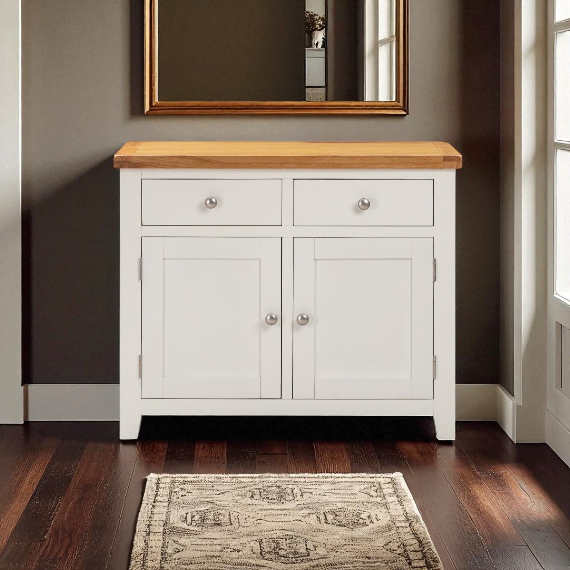 MELBOURNE WHITE 2 DOOR SIDEBOARD