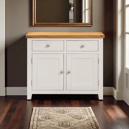 MELBOURNE WHITE 2 DOOR SIDEBOARD