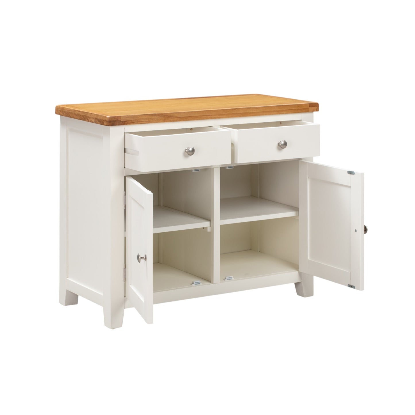 MELBOURNE WHITE 2 DOOR SIDEBOARD