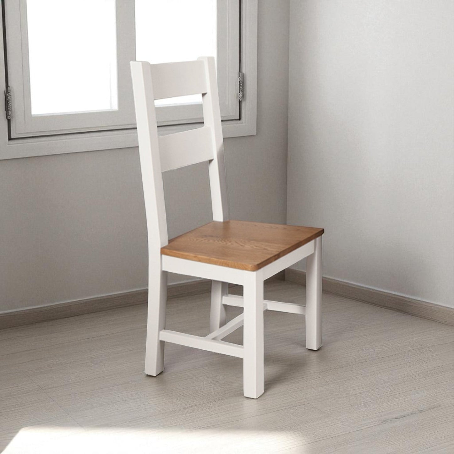 MELBOURNE WHITE DINING CHAIR