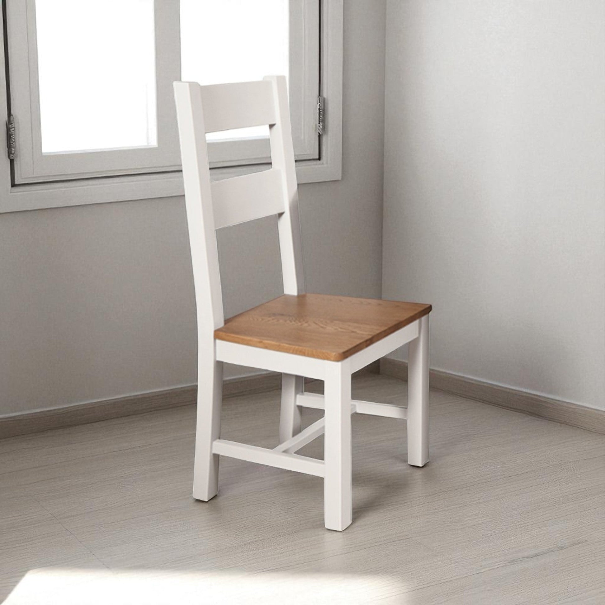 MELBOURNE WHITE DINING CHAIR