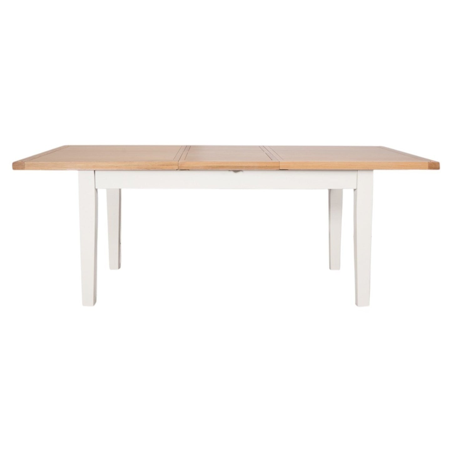 MELBOURNE WHITE EXTENDING TABLE 1.6M
