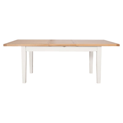 MELBOURNE WHITE EXTENDING TABLE 1.6M