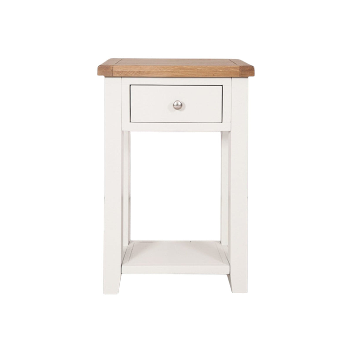 MELBOURNE WHITE 1 DRAWER CONSOLE TABLE