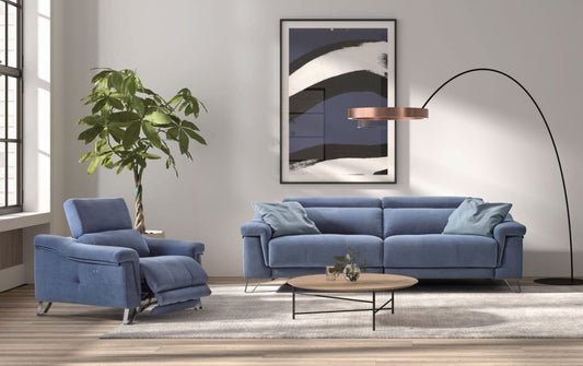 Mirella Italian Leather sofa | Electric Recliner | Electric Slider