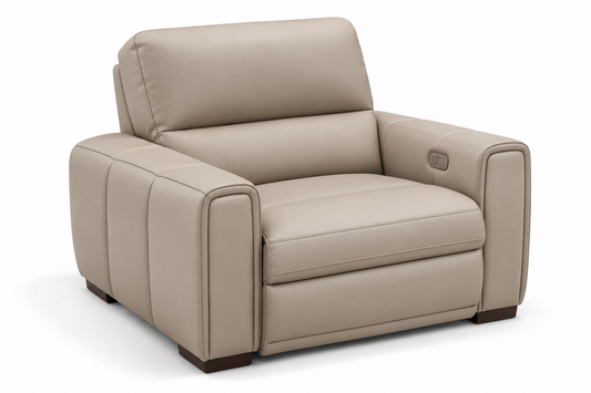 The Laila Power Armchair | Italian leather