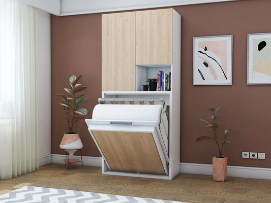 The Midi Capsule Set |Wall Bed| Bed, Desk, Shelves & Wardrobe | Multimo product image