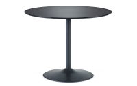 Nero 100cm Round Table - Black