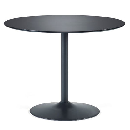 Nero 100cm Round Table - Black