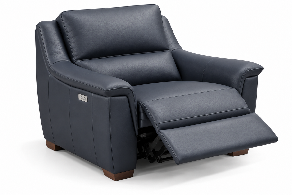 The Jennifer Power Armchair | Italian Leather