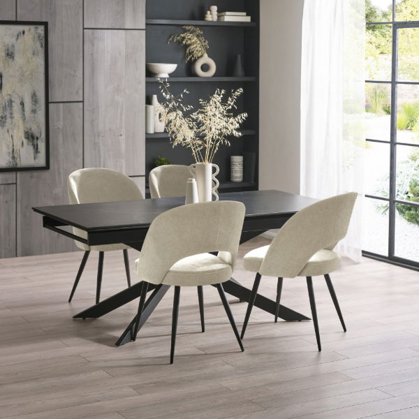 Asco Extending Dining Table | 160 - 240 CMS | Ceramic