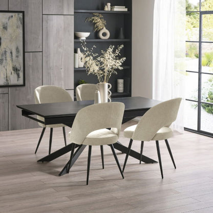 Asco Extending Dining Table | 160 - 240 CMS | Ceramic