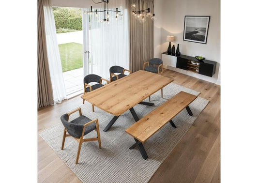 Onyx 2 m Fixed Dining Table