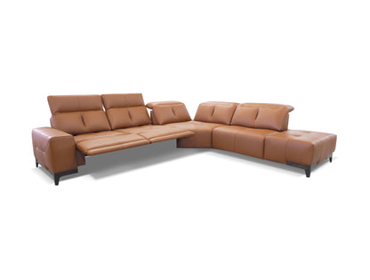Clark Leather Electric Recliner Sofa - By Rossini Italia