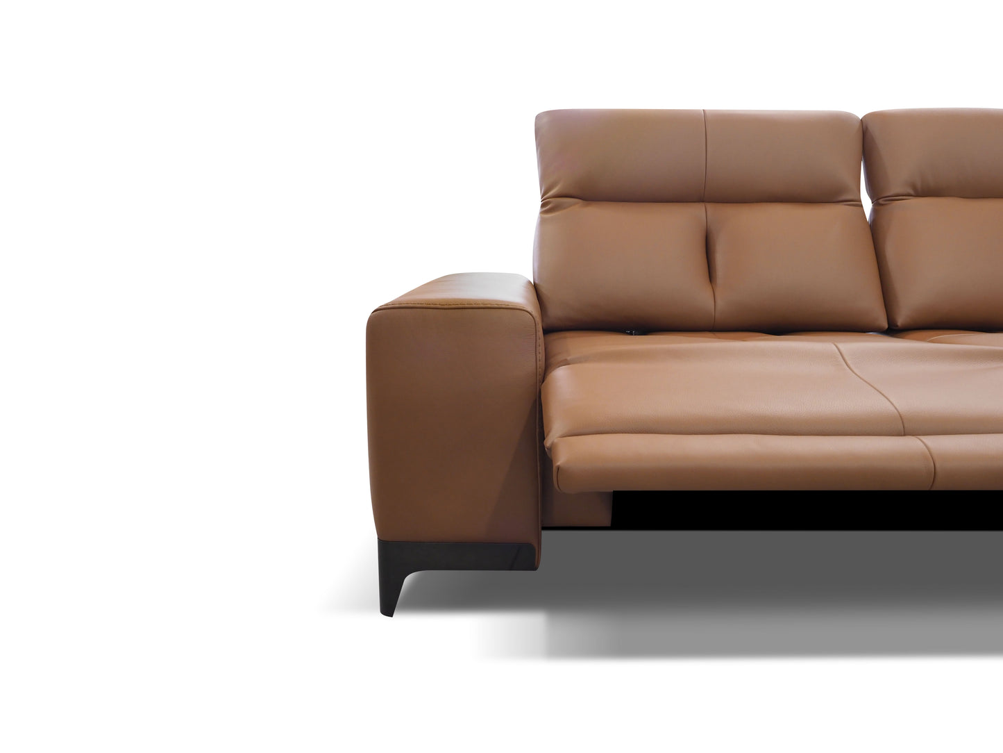 Clark Leather Electric Recliner Sofa - By Rossini Italia