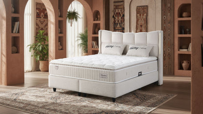 The Pandora Luxury Ottoman Bed | LED Accent lights