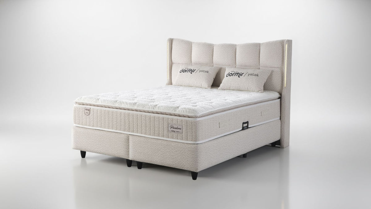 The Pandora Luxury Ottoman Bed | LED Accent lights