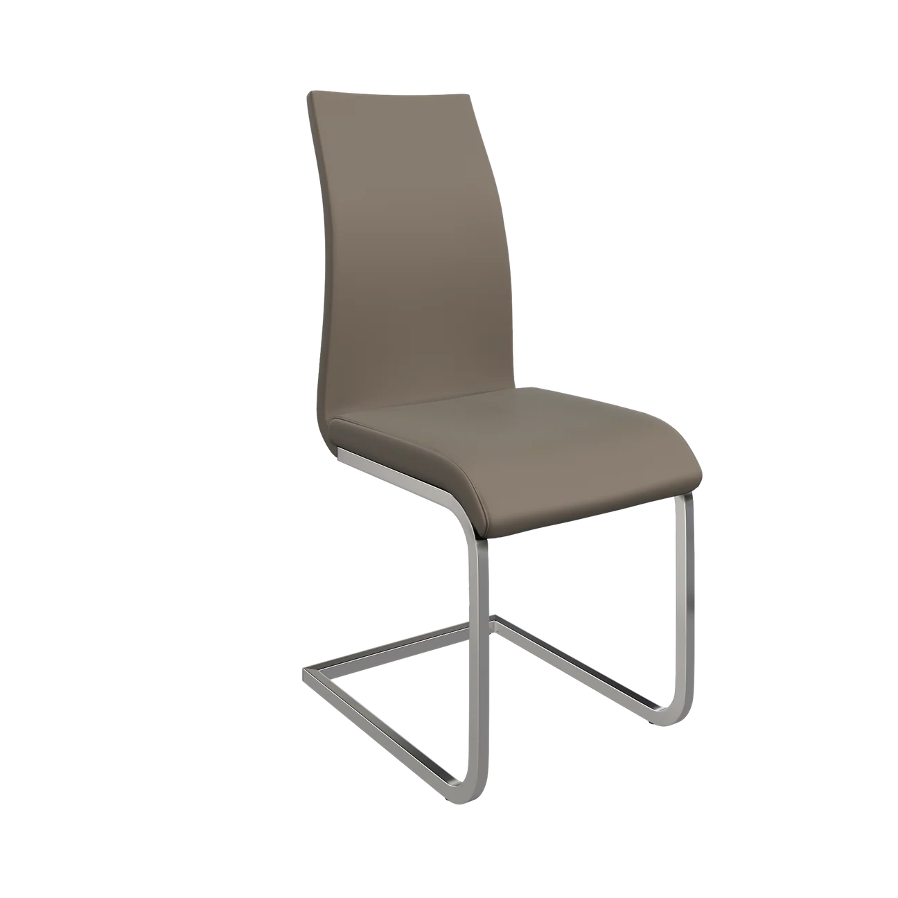 Paolo Leather Dining Taupe