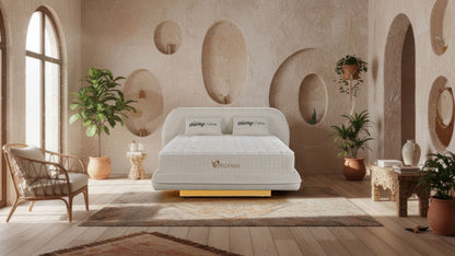 The Pegasus Luxury Ottoman Bed | Floating Base & LED Accent Lights