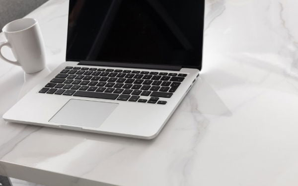 Positano Marble & Chrome Dining Table