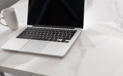 Positano Marble & Chrome Dining Table