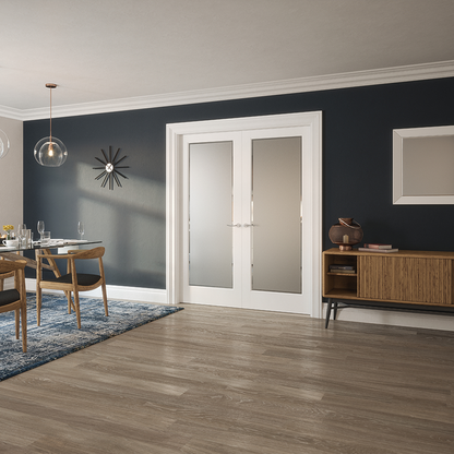 Kenmore Etched Glass Clear Border | 44mm | Indoors | Internal Door