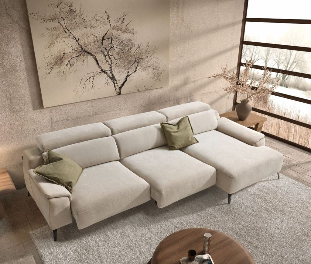 Padua Italian Leather sofa | Electric Slider
