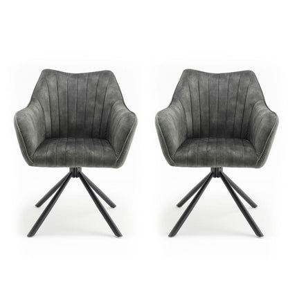 Pair of Elmer Green Dining Chairs