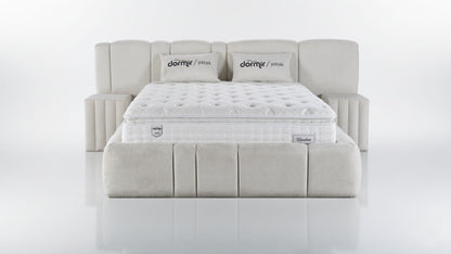 The Rado XL Luxury Bed | Ottoman | With Night Tables
