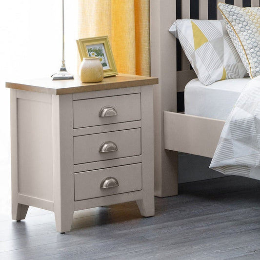 Richmond 3 Drawer Bedside