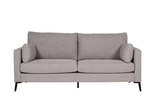 Raven 3 Seater Sofa Crib 5 in Greige - Front view - white background