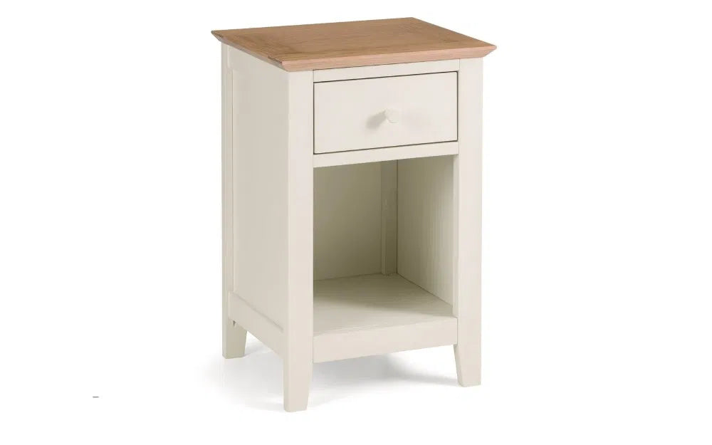 Salerno Shaker 1 Drawer Bedside