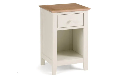 Salerno Shaker 1 Drawer Bedside