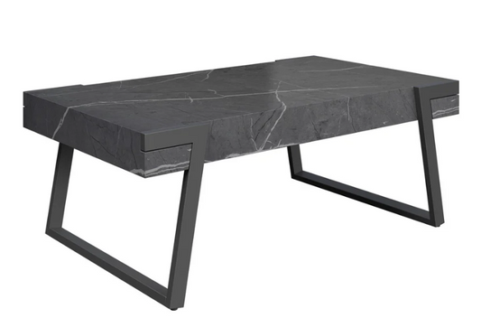 Alpina Grey Marble  Effect Coffee Table