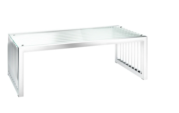 Horizon Clear Glass Coffee Table